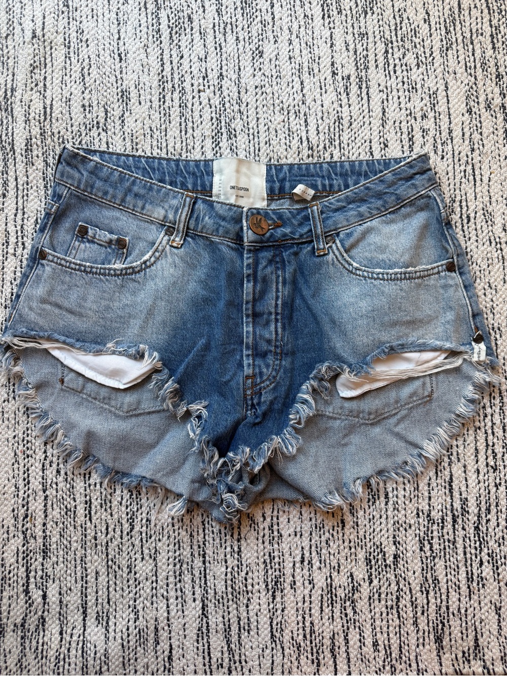 One Teaspoon Rollers Jean Shorts Size 27